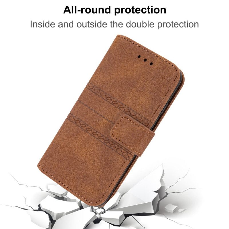 Läderfodral Samsung Galaxy S25 5g Edge Telefonfodral Remfries
