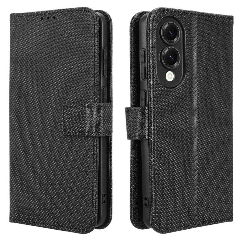 Läderfodral Samsung Galaxy S25 5g Edge Telefonfodral Remprickar