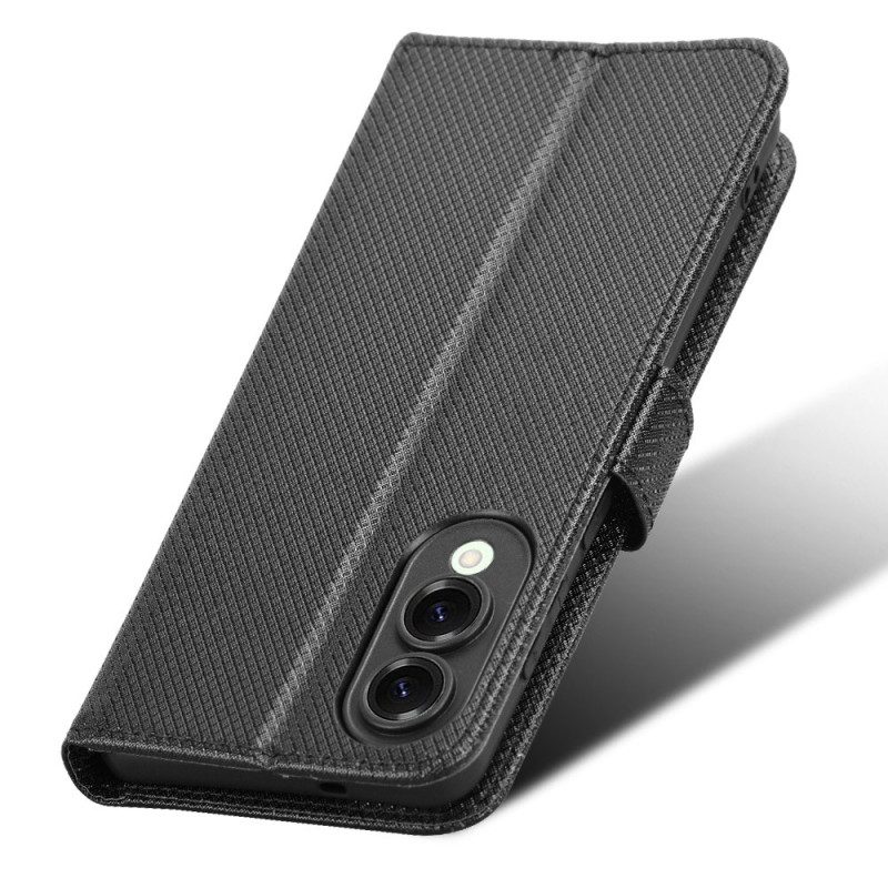 Läderfodral Samsung Galaxy S25 5g Edge Telefonfodral Remprickar