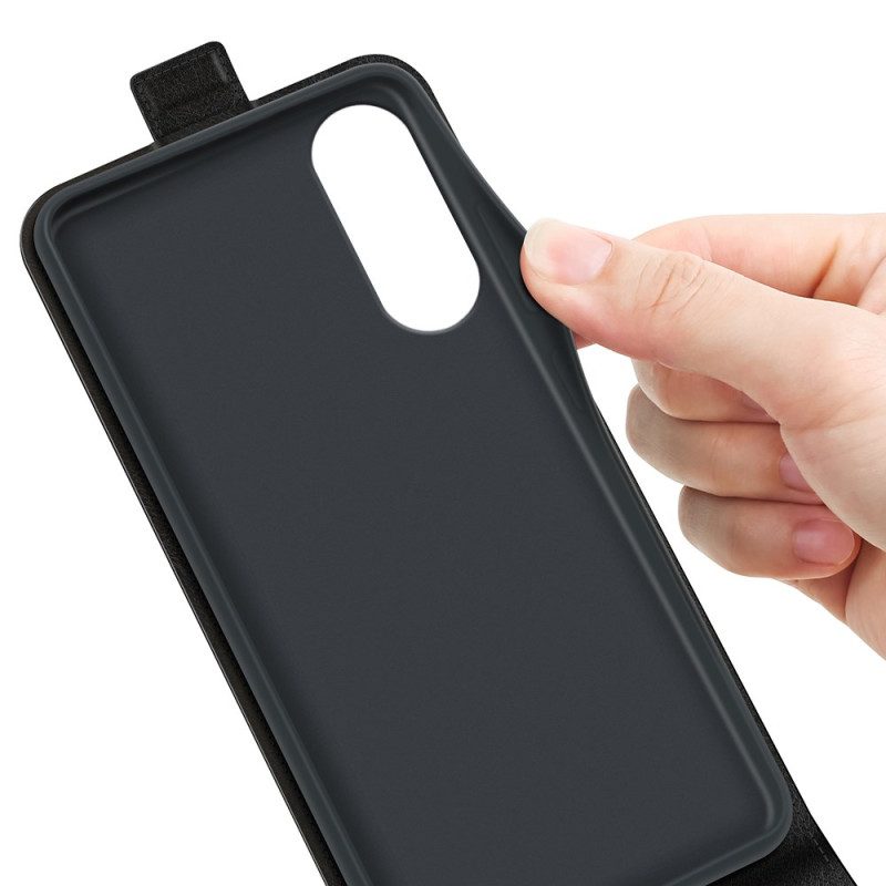 Läderfodral Samsung Galaxy S25 5g Edge Telefonfodral Vertikal Flik