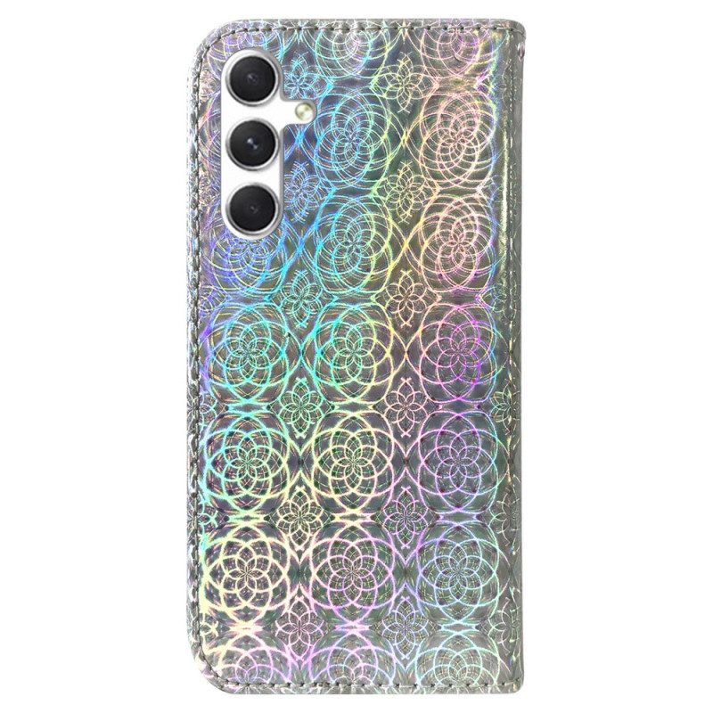 Läderfodral Samsung Galaxy S25 5g Telefonfodral Discostil