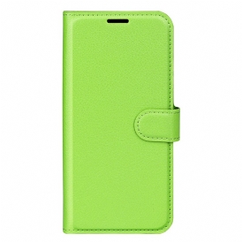 Läderfodral Samsung Galaxy S25 5g Telefonfodral Klassisk Litchi Konstläder