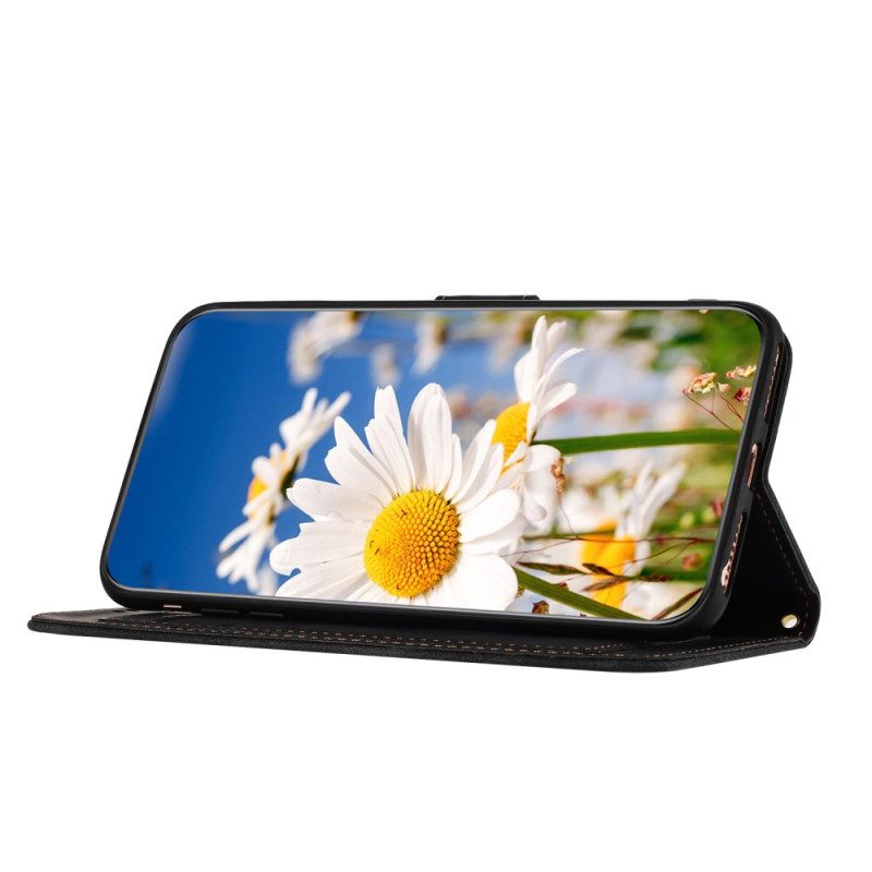 Läderfodral Samsung Galaxy S25 5g Telefonfodral Plånbok Med Blommig Effekt