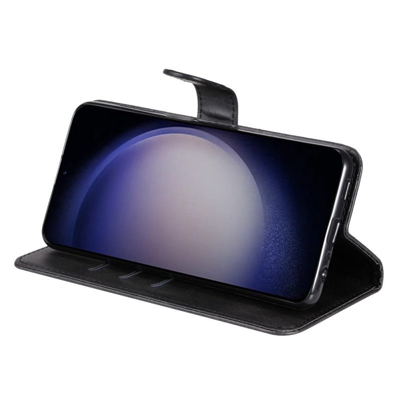 Läderfodral Samsung Galaxy S25 5g Telefonfodral Plånbok Med Dragkedja