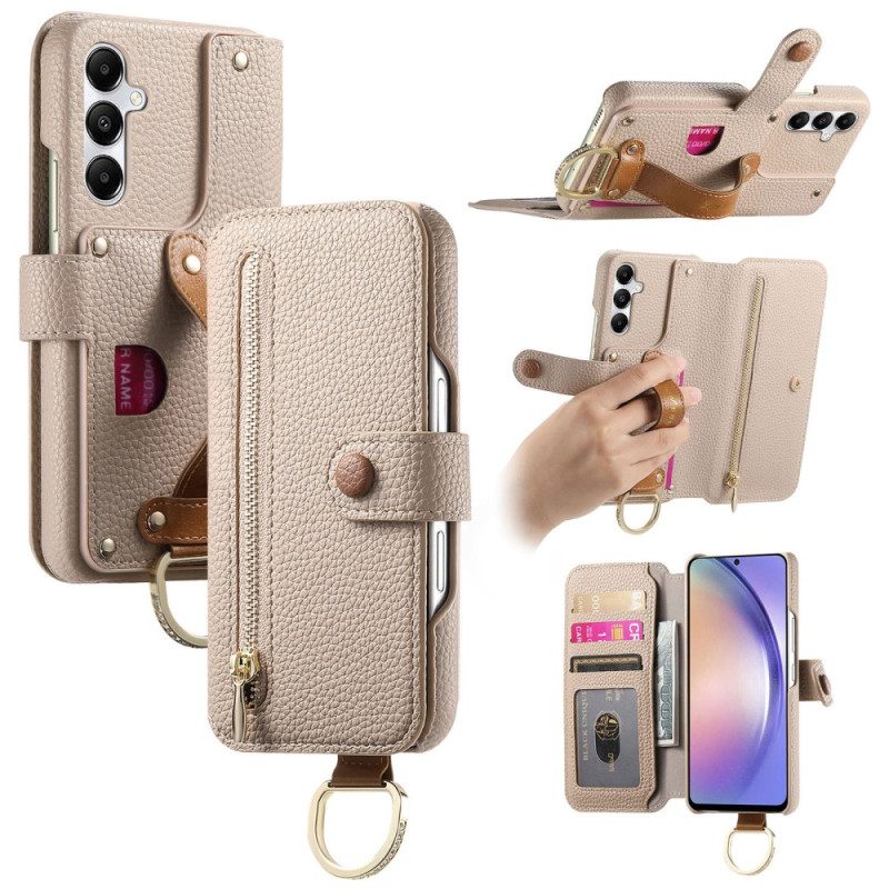 Läderfodral Samsung Galaxy S25 5g Telefonfodral Rfid-blockering I Konstläder