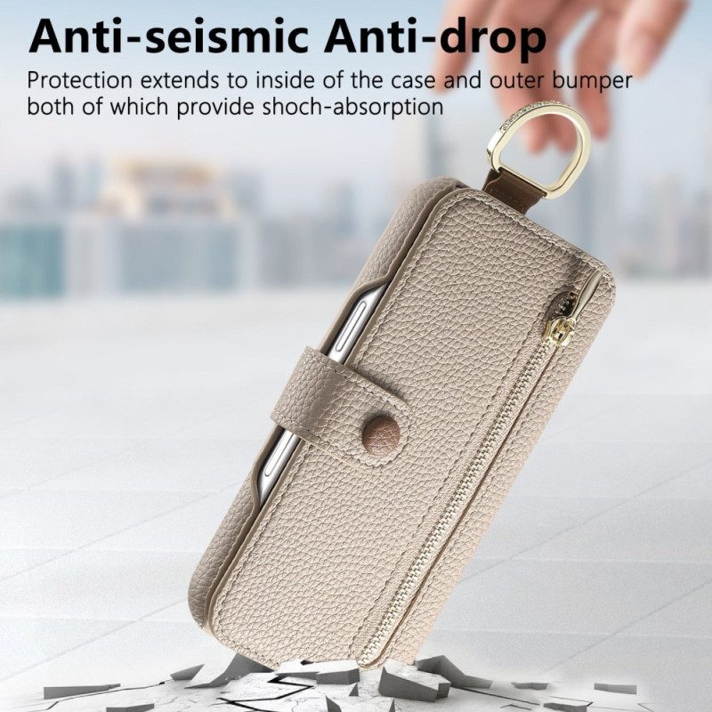 Läderfodral Samsung Galaxy S25 5g Telefonfodral Rfid-blockering I Konstläder