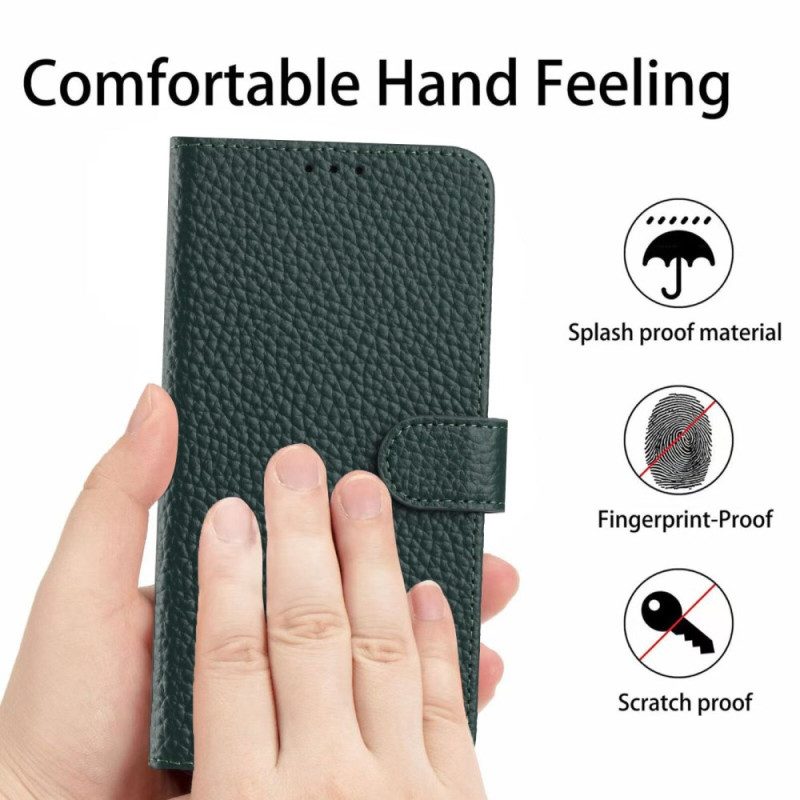 Läderfodral Samsung Galaxy S25 Fe Telefonfodral Äkta Läder