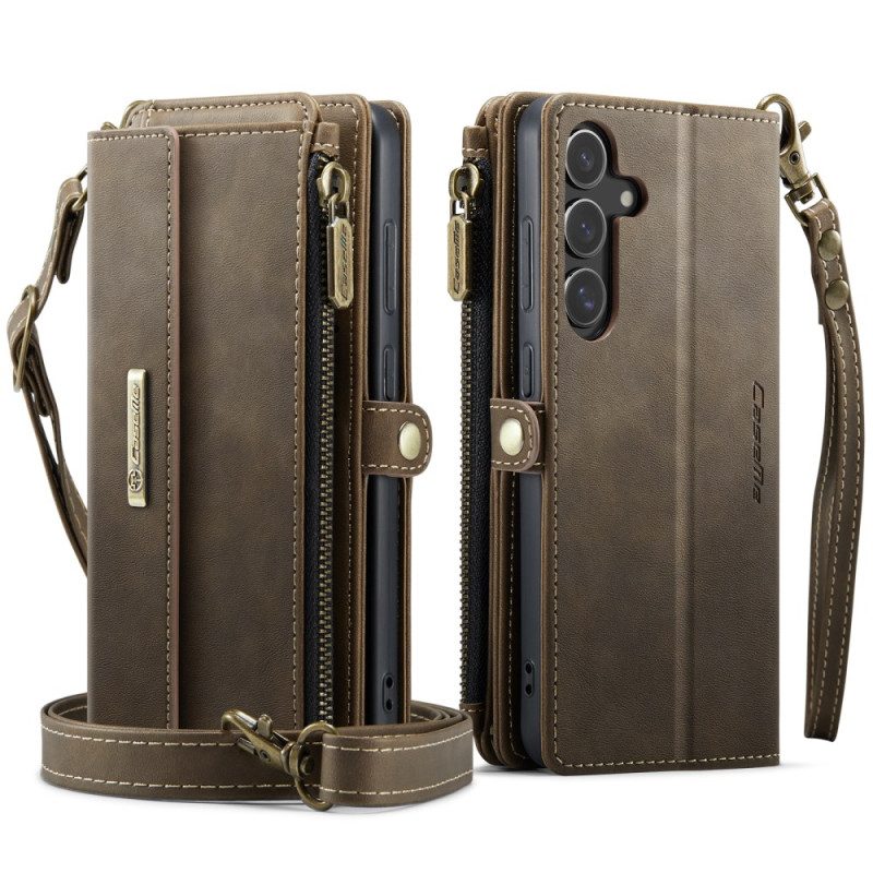 Läderfodral Samsung Galaxy S25 Fe Telefonfodral Caseme-plånbok