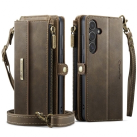 Läderfodral Samsung Galaxy S25 Fe Telefonfodral Caseme-plånbok