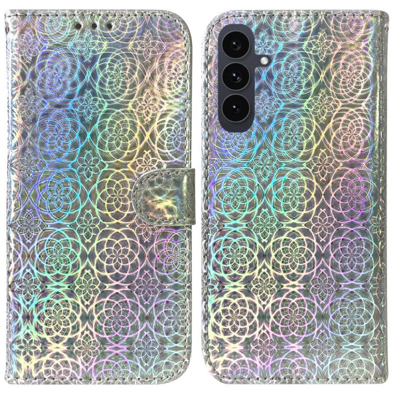 Läderfodral Samsung Galaxy S25 Fe Telefonfodral Discostil