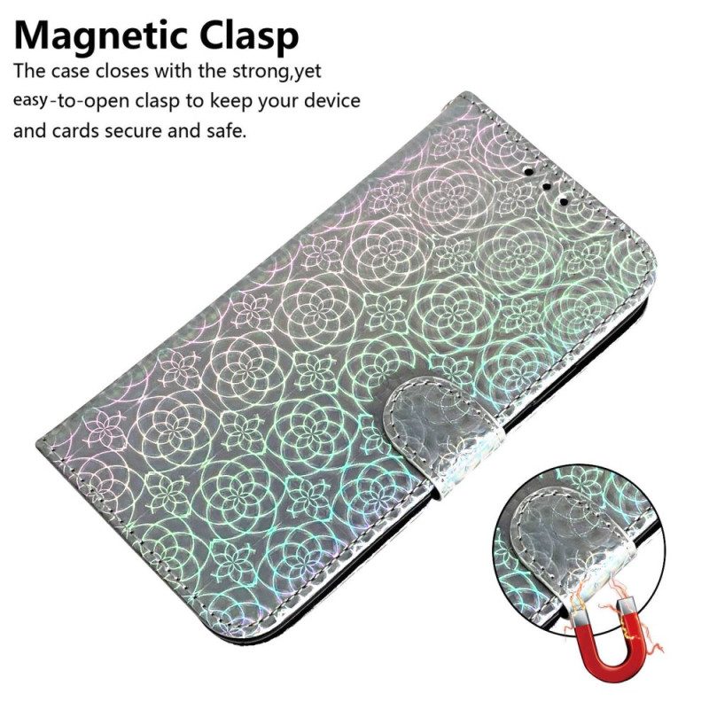Läderfodral Samsung Galaxy S25 Fe Telefonfodral Discostil