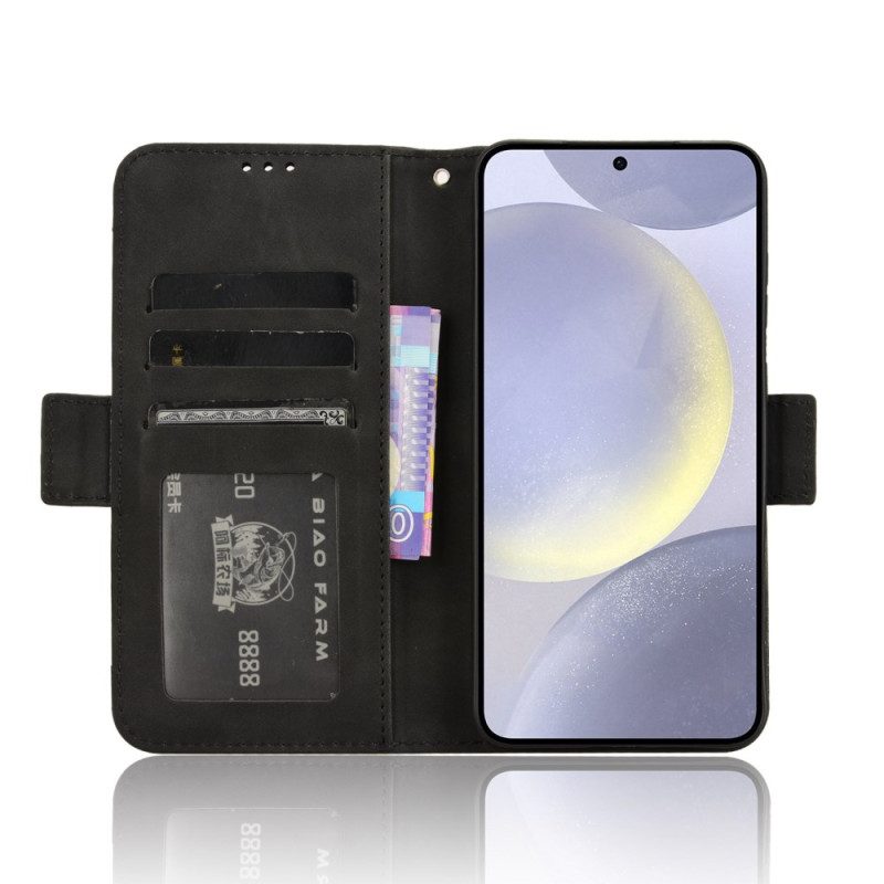 Läderfodral Samsung Galaxy S25 Fe Telefonfodral Flerkortsfack