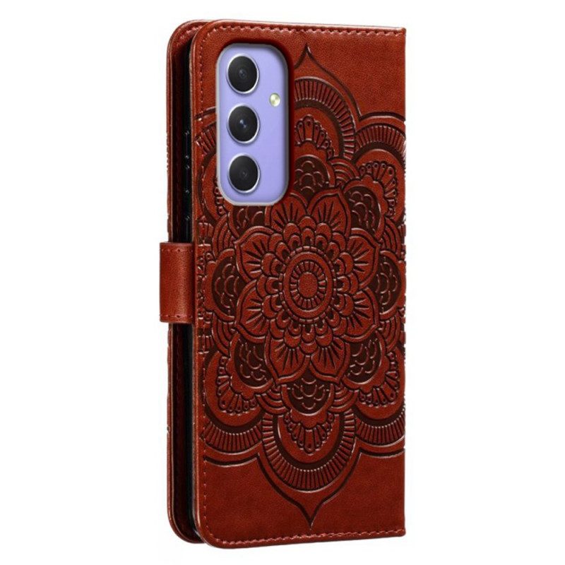 Läderfodral Samsung Galaxy S25 Fe Telefonfodral Mandalamönster
