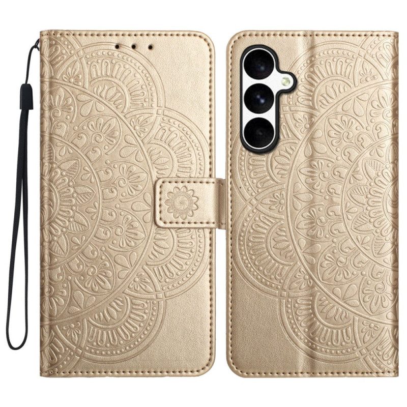 Läderfodral Samsung Galaxy S25 Fe Telefonfodral Mandalamönster
