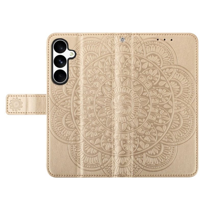 Läderfodral Samsung Galaxy S25 Fe Telefonfodral Mandalamönster
