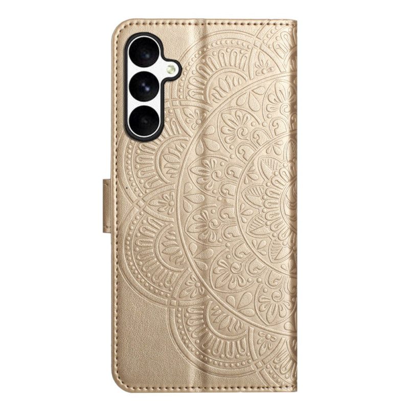 Läderfodral Samsung Galaxy S25 Fe Telefonfodral Mandalamönster