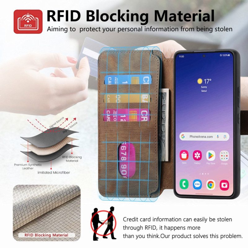 Läderfodral Samsung Galaxy S25 Plus 5g Telefonfodral Caseneo