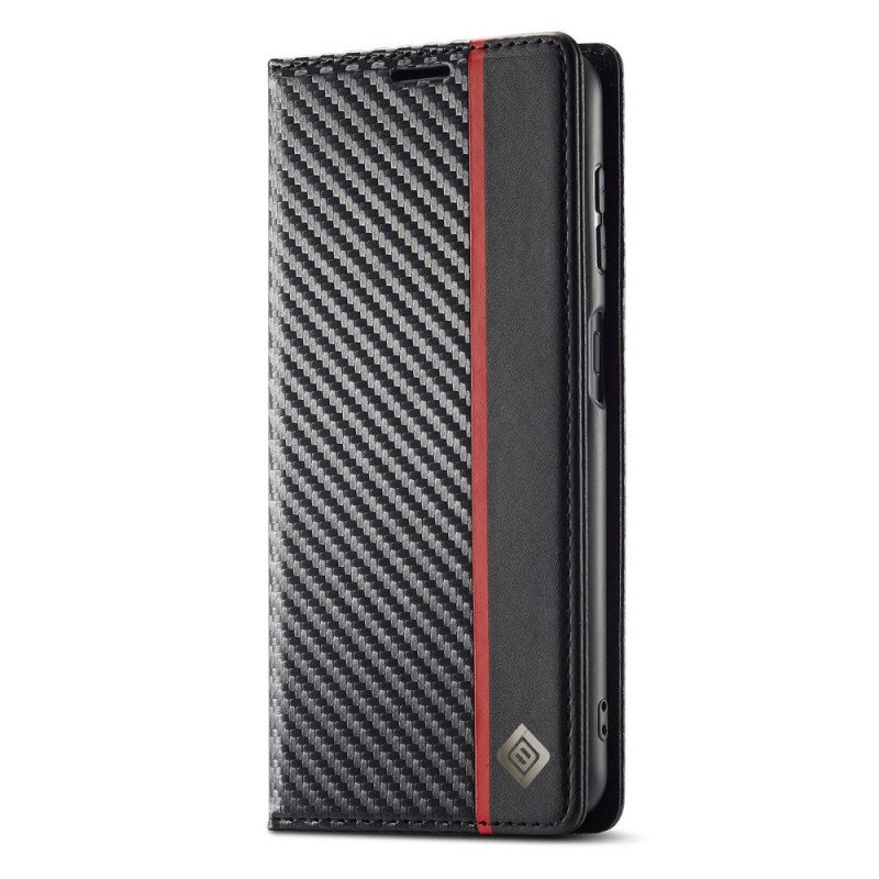 Läderfodral Samsung Galaxy S25 Plus 5g Telefonfodral Röd Linje Lc.imeeke