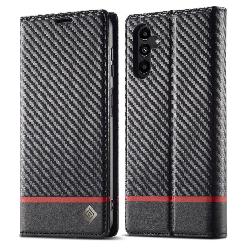 Läderfodral Samsung Galaxy S25 Plus 5g Telefonfodral Röd Linje Lc.imeeke