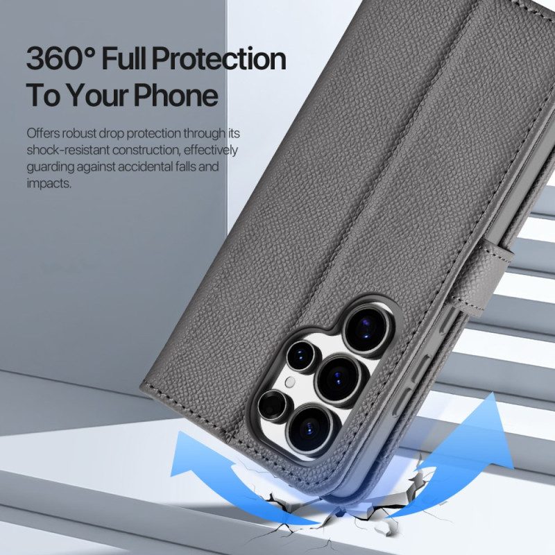 Läderfodral Samsung Galaxy S25 Ultra 5g Telefonfodral Avtagbart Lawa-serien Dux Ducis-fodral