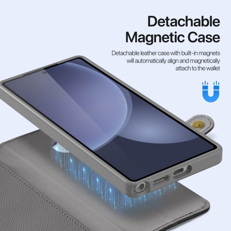 Läderfodral Samsung Galaxy S25 Ultra 5g Telefonfodral Avtagbart Lawa-serien Dux Ducis-fodral