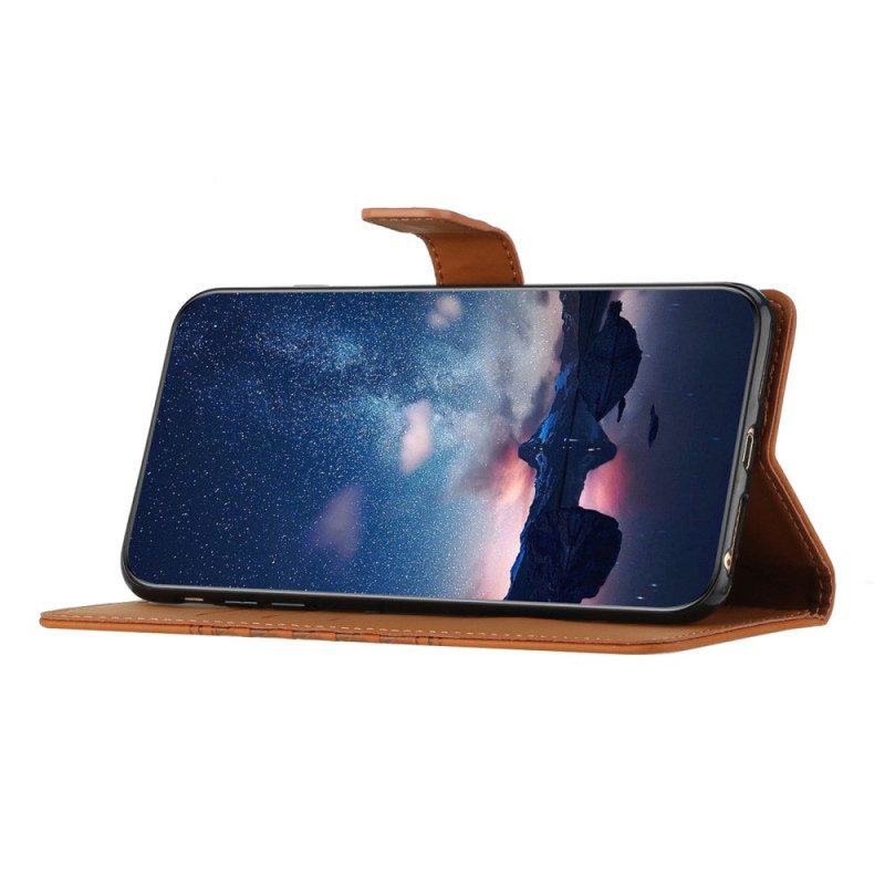 Läderfodral Samsung Galaxy S25 Ultra 5g Telefonfodral Dekorativ Fris