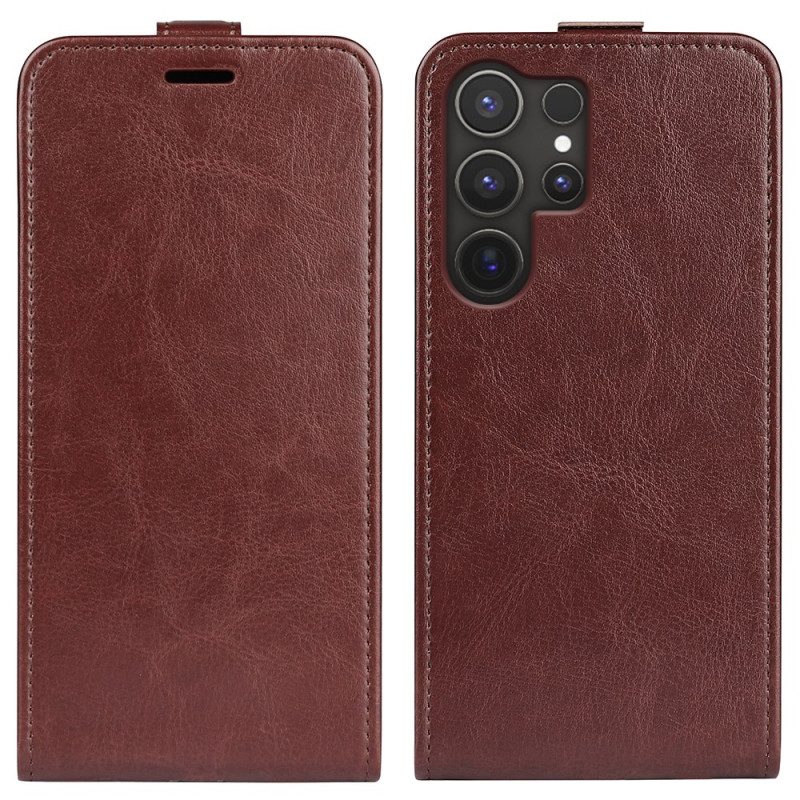 Läderfodral Samsung Galaxy S25 Ultra 5g Telefonfodral Vertikal Flik