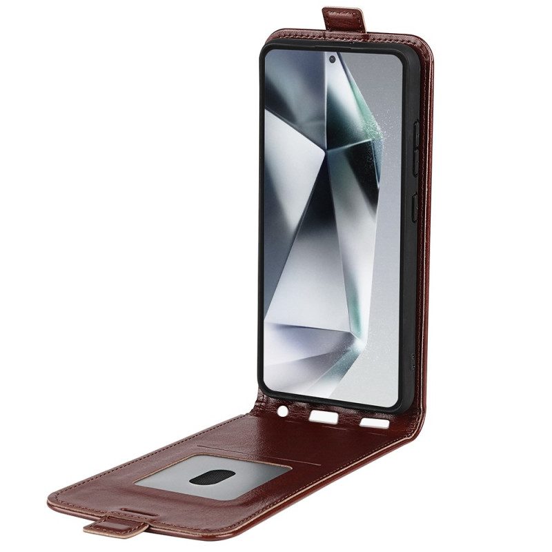Läderfodral Samsung Galaxy S25 Ultra 5g Telefonfodral Vertikal Flik
