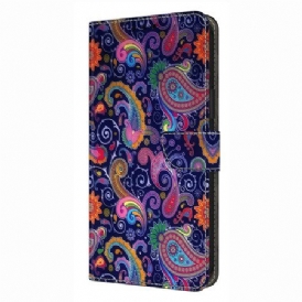 Läderfodral Samsung Galaxy S26 Plus Telefonfodral Etnisk Vinranka