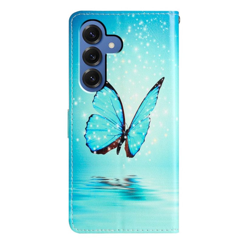 Läderfodral Samsung Galaxy S26 Plus Telefonfodral Fjäril I Flykt