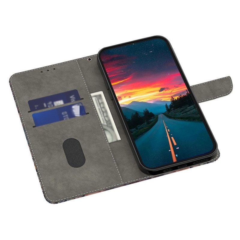 Läderfodral Samsung Galaxy S26 Plus Telefonfodral Fjärilskvinna