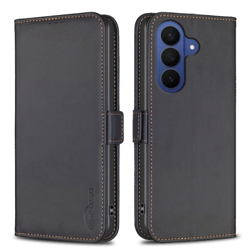 Läderfodral Samsung Galaxy S26 Plus Telefonfodral Konstläder Binfen Färg