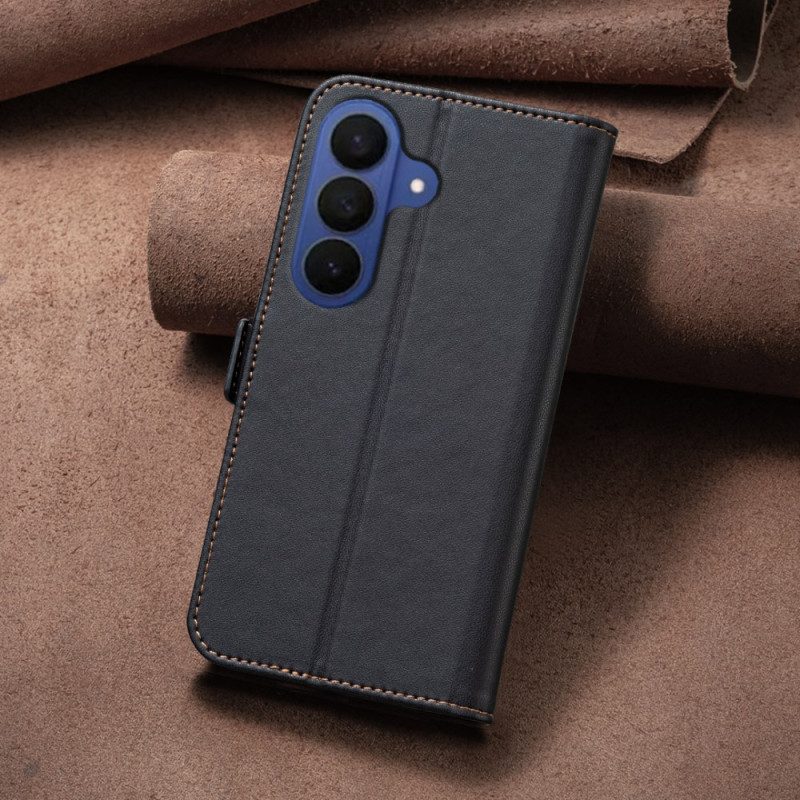 Läderfodral Samsung Galaxy S26 Plus Telefonfodral Konstläder Binfen Färg