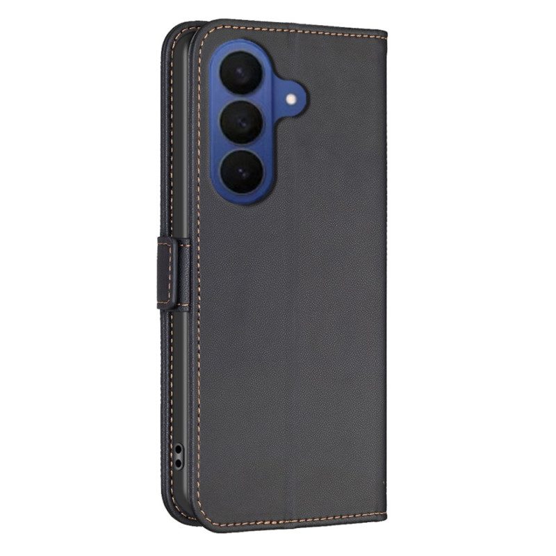 Läderfodral Samsung Galaxy S26 Plus Telefonfodral Konstläder Binfen Färg