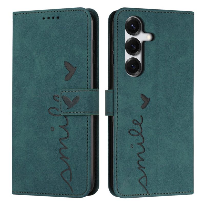 Läderfodral Samsung Galaxy S26 Plus Telefonfodral Leende