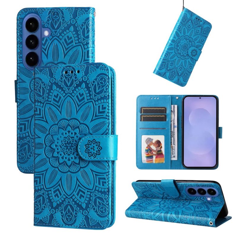 Läderfodral Samsung Galaxy S26 Plus Telefonfodral Mandala