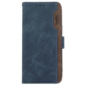 Läderfodral Samsung Galaxy S26 Plus Telefonfodral Tvåfärgad Rfid-abeel