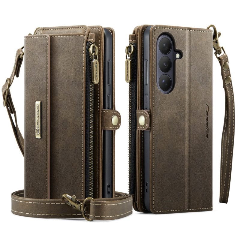 Läderfodral Samsung Galaxy S26 Telefonfodral Caseme-plånbok
