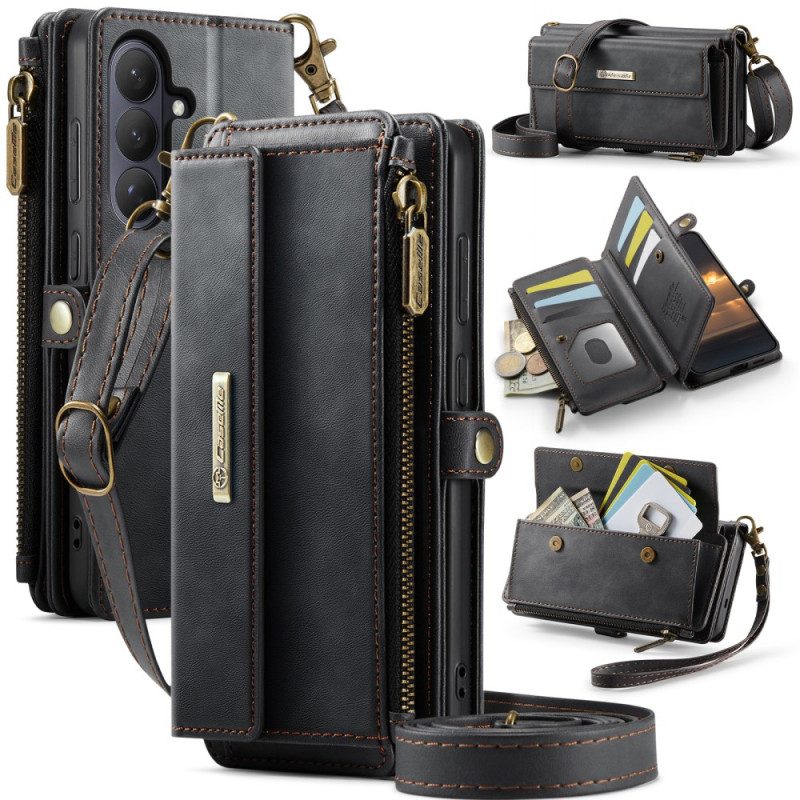 Läderfodral Samsung Galaxy S26 Telefonfodral Caseme-plånbok