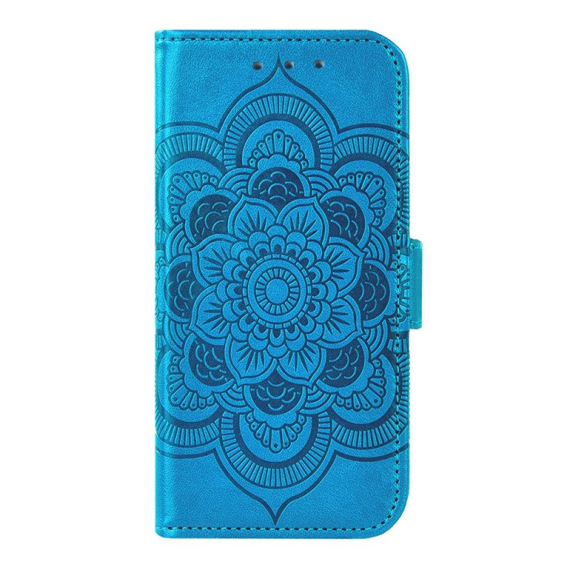Läderfodral Samsung Galaxy S26 Telefonfodral Mönstrad Pion