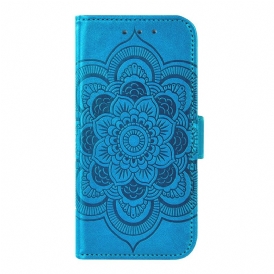 Läderfodral Samsung Galaxy S26 Telefonfodral Mönstrad Pion