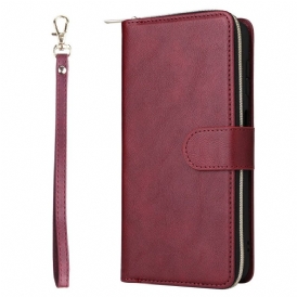 Läderfodral Samsung Galaxy S26 Telefonfodral Plånbok Med Dragkedja