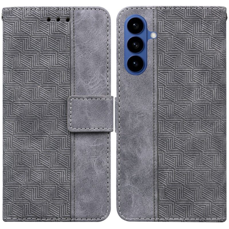 Läderfodral Samsung Galaxy S26 Telefonfodral Vävt Mönster