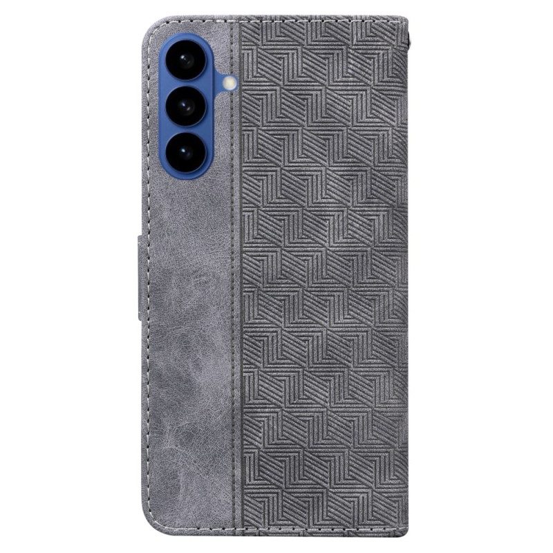 Läderfodral Samsung Galaxy S26 Telefonfodral Vävt Mönster