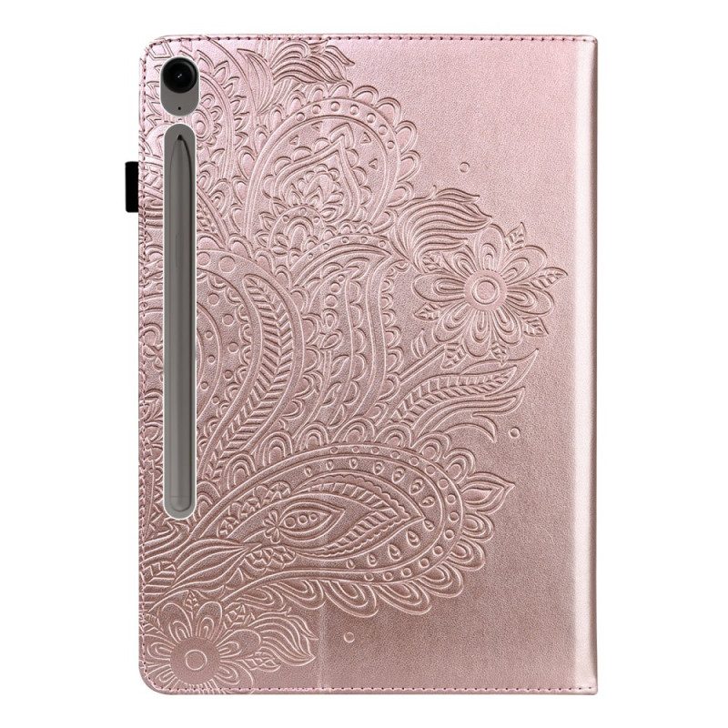 Läderfodral Samsung Galaxy Tab S10 Fe Plus Telefonfodral Blommig Spets