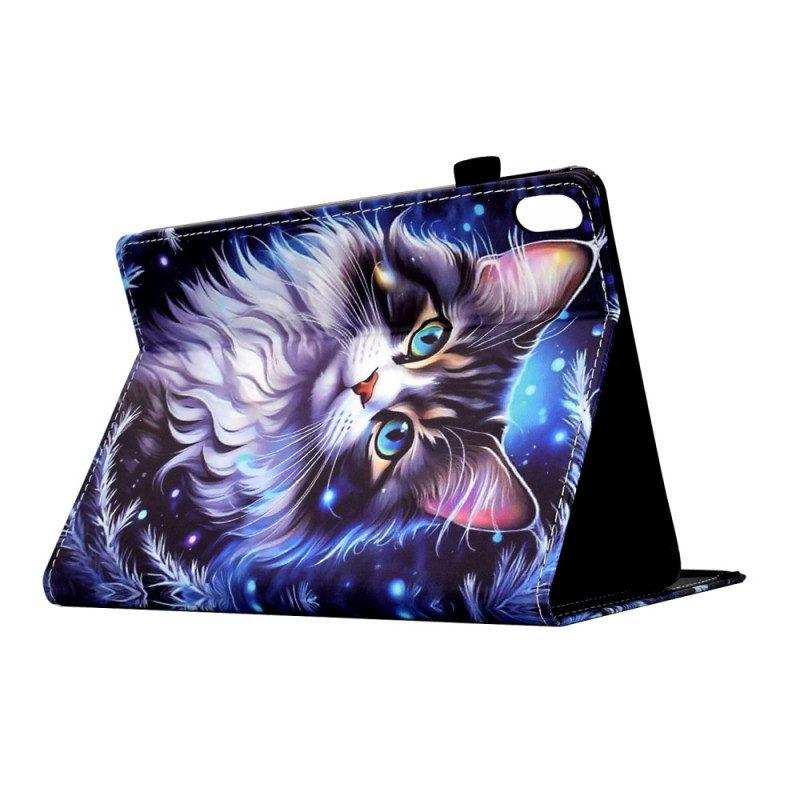 Läderfodral Samsung Galaxy Tab S11 Telefonfodral Vinterkatt