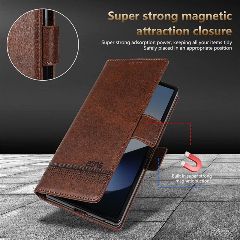 Läderfodral Samsung Galaxy Z Fold 7 Telefonfodral Azns