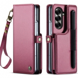 Läderfodral Samsung Galaxy Z Fold 7 Telefonfodral Caseme