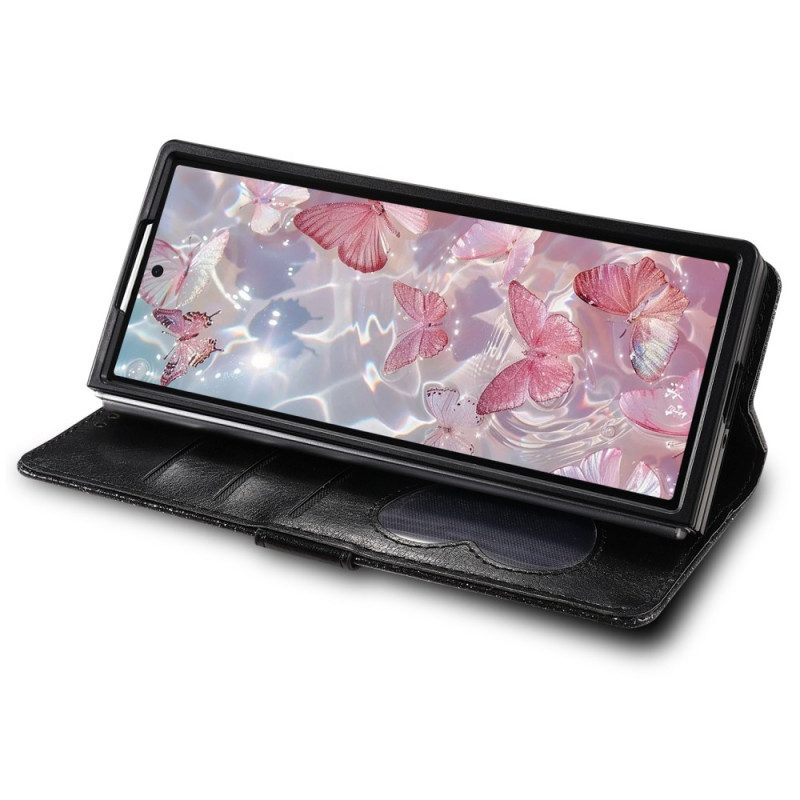 Läderfodral Samsung Galaxy Z Fold 7 Telefonfodral Glitter