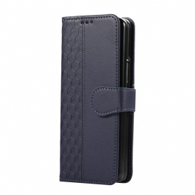 Läderfodral Samsung Galaxy Z Fold 7 Telefonfodral Präglat Mönster Med Rem